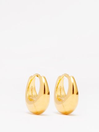 Otiumberg + Mini Graduated 14kt Gold-Vermeil Hoop Earrings