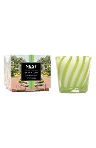 Nest New York X Gray Malin + Coconut & Palm Scented Candle