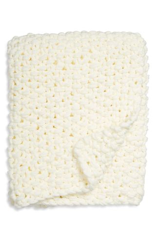 Nordstrom + Seed Stitch Jersey Rope Throw Blanket