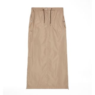 Max Mara + Technical Fabric Skirt