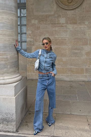 10 Cool Denim-Jacket Outfits That Prove the Staple Is Back | Who What Wear