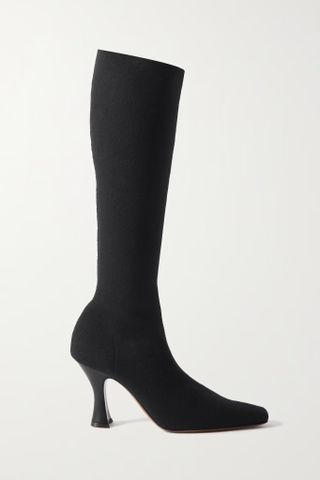 Neous + Ran Stretch-Knit Knee Boots