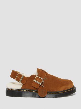 Dr. Martens + Jorge Made in England Shearling Slingback Mules