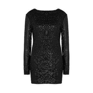 In the Mood for Love + Vladislav Black Sequin Mini Dress