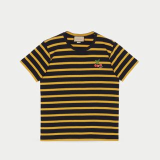 Gucci + HA HA HA Striped T-shirt