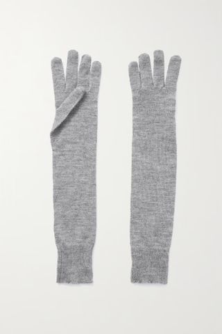 Alaïa + Cashmere and Silk-Blend Gloves