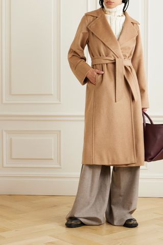 Max Mara + Manuela Icon Belted Camel Hair Coat