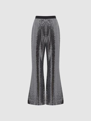Reiss + Silver Valeria Sequin Occasion Trousers
