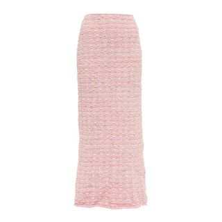 Balenciaga + Tweed Midi Skirt