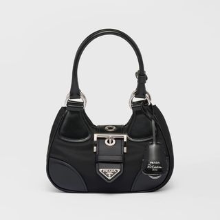 Prada + Moon Re-Nylon and Leather Bag