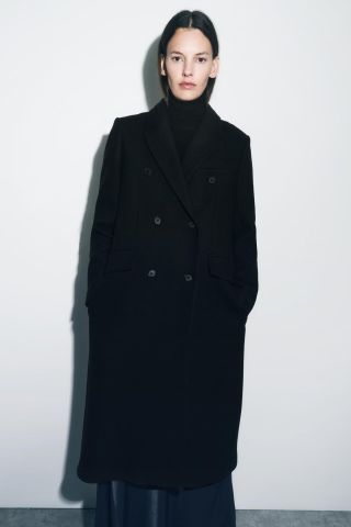 Zara + Menswear Style Wool Blend Coat