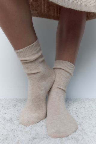 Zara + Wool Blend Socks