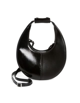 Staud + Mini Moon Split Leather Bag