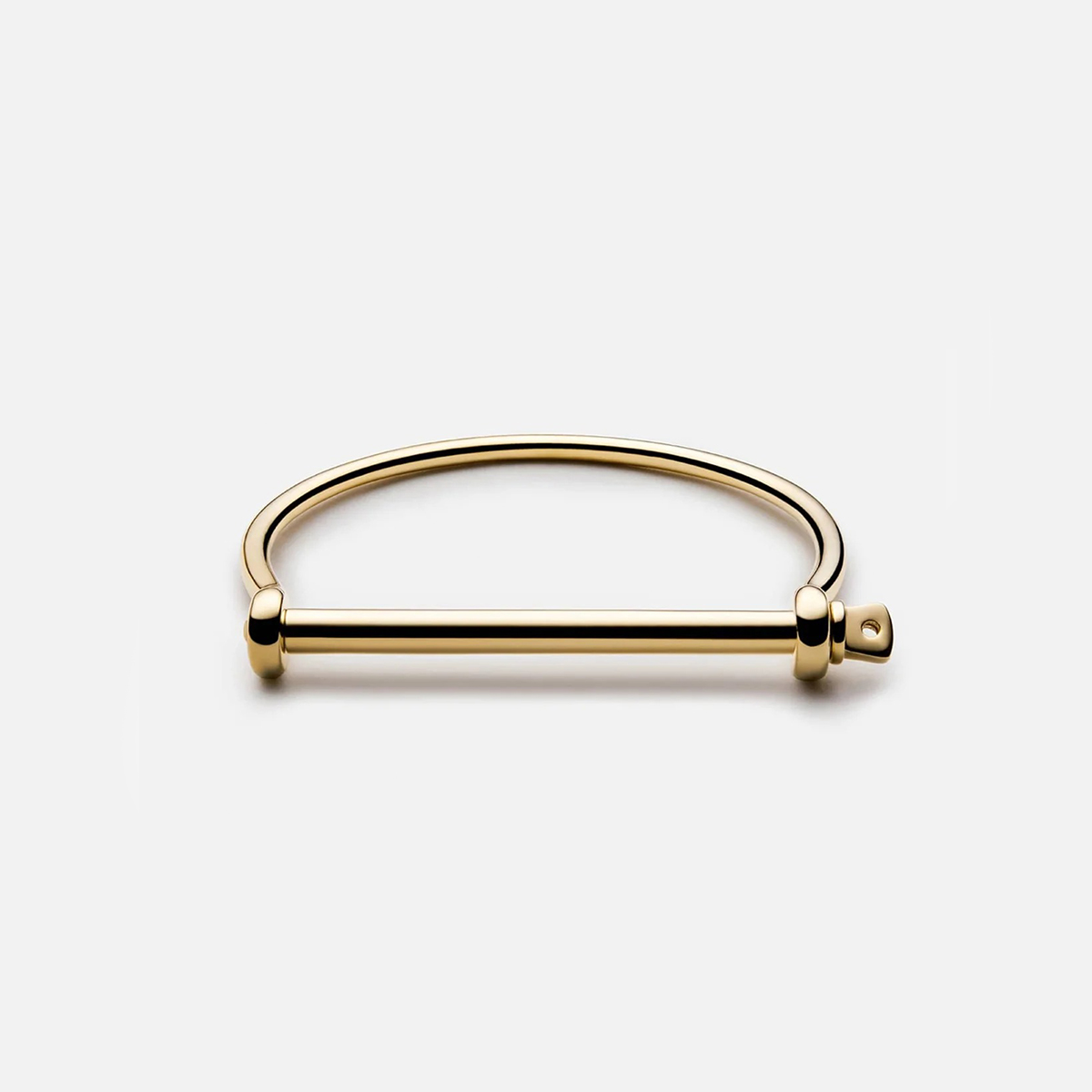 Miansai + Thin Screw Cuff in Gold