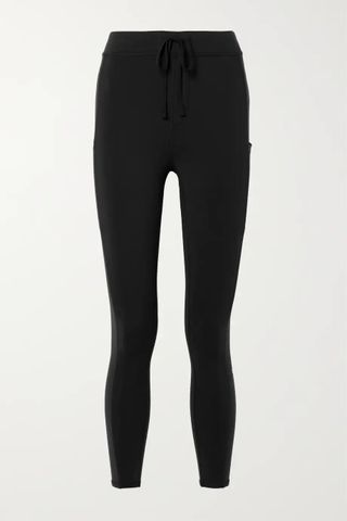 Alo + Checkpoint 7/8 Cropped Stretch Leggings