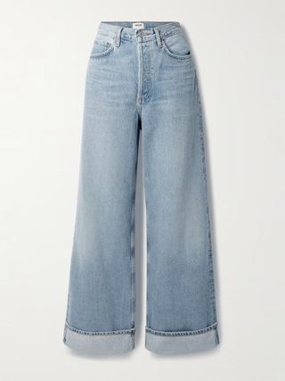 Agolde + Dame High-Rise Wide-Leg Jeans