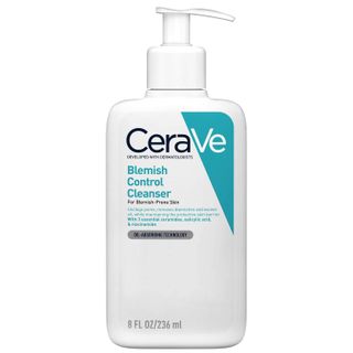 CeraVe + Blemish Control Face Cleanser With 2% Salicylic Acid & Niacinamide for Blemish-Prone Skin