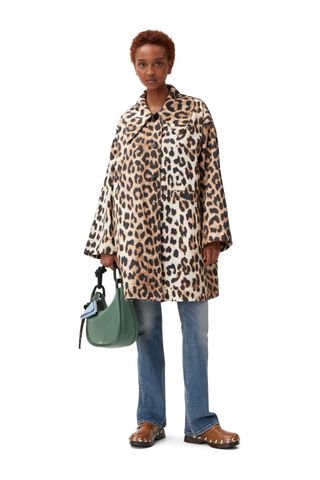 Ganni + Leopard Jacket