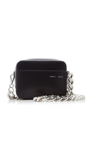 Kara + Chain-Detailed Leather Mini Camera Bag