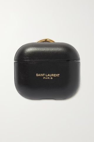 Saint Laurent + Leather Airpods Case