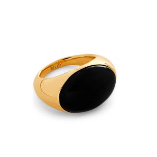 Monica Vinader + x Kate Young Onyx Dome Ring