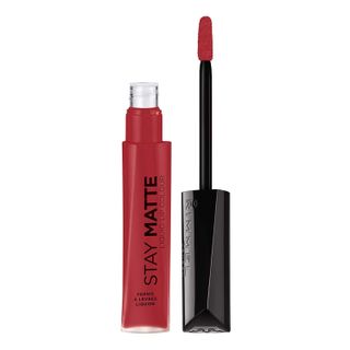 Rimmel + Stay Matte Liquid Lip Colour in Fire Starter