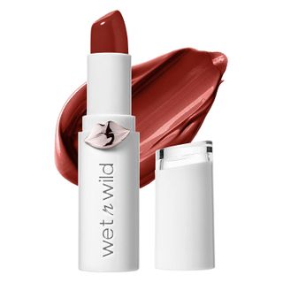 Wet N Wild + Mega Last High-Shine Lipstick in Fire-Fighting