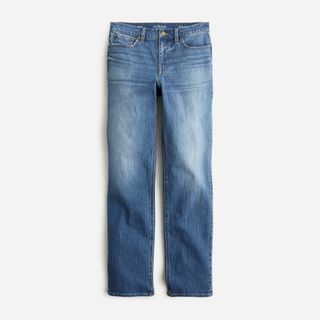 J.Crew + Mid-Rise '90s Classic Straight-Fit Jean in Birchwood Wash