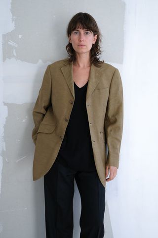 Pre Clothed + Tailored Silk Jacket