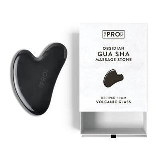 The Pro Co. + Obsidian Gua Sha Facial Massage Stone.