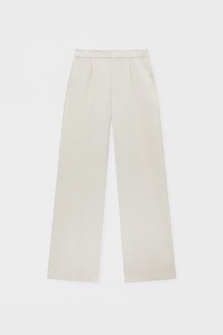 Pull and Bear + Formal Loose-Fitting Trousers