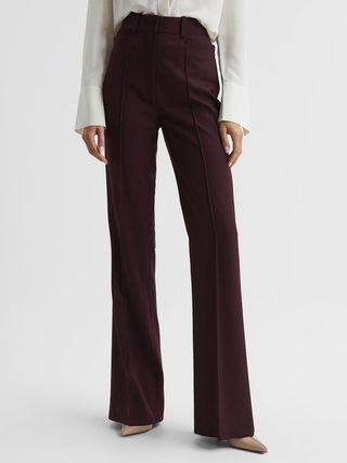 Reiss + Berry Flora Wool Blend Tailored Trousers