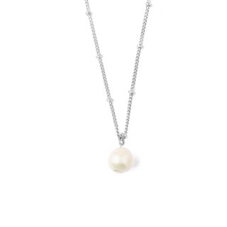 Orelia London + Pearl Drop Satellite Necklace