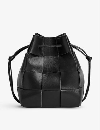 Bottega Veneta + Cassette Bucket Small Leather Cross-Body Bag