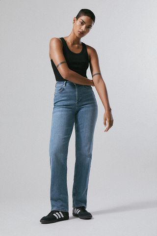 Weekday + Rowe Curve High Straight Jeans