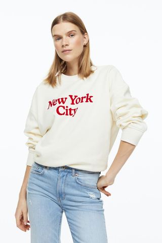 H&M + Crew-Neck Sweatshirt