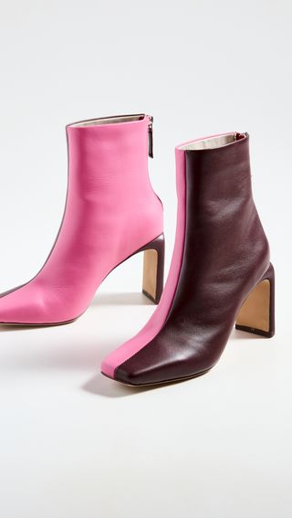 Jonathan Simkhai + Kelsey Square Toe Heeled Boots