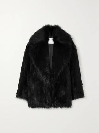 The Frankie Shop + Fallon Oversized Faux Fur Coat
