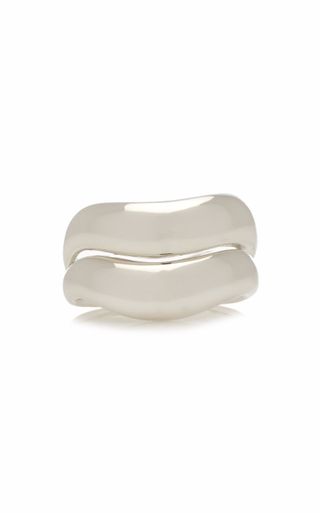 Agmes + Double Wave Sterling Silver Ring