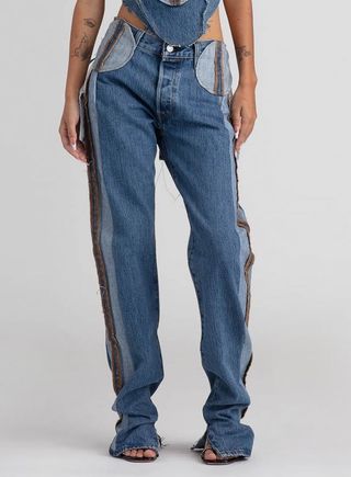 Sami Miro Vintage x Levi's + Porterhouse Circle Pocket Jeans