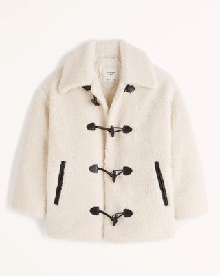 Abercrombie and Fitch + Toggle Sherpa Coat