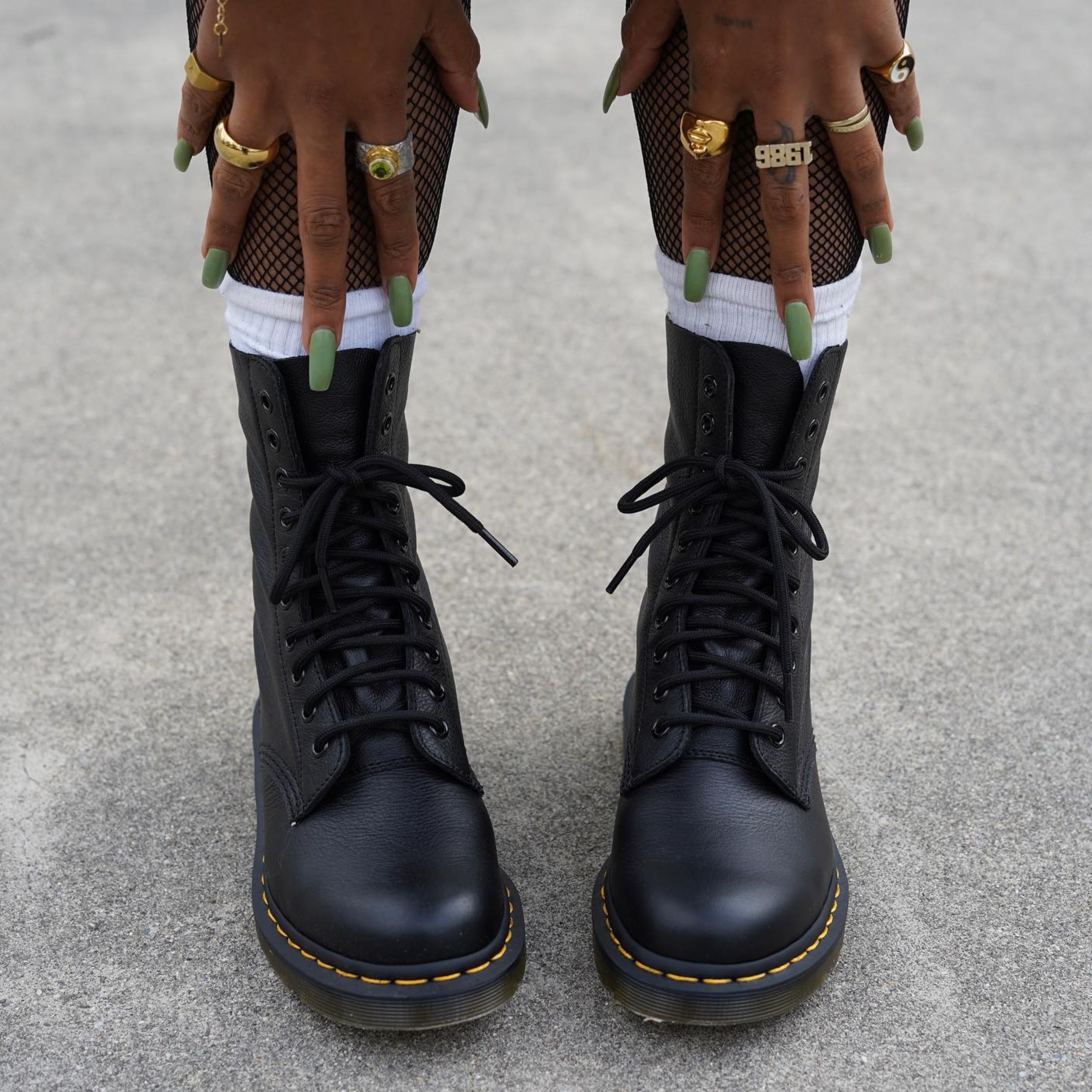 Jadon Dr Martens GefÃ¼ttert Vegan Dr Martens Black Boots 13512