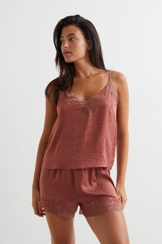 H&M + Pajama Camisole and Shorts