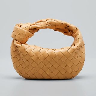 Bottega Veneta + Jodie Mini Intrecciato Knot Hobo Bag