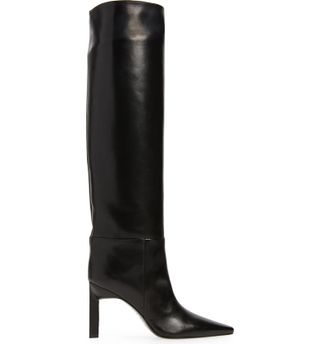 The Attico + Vitto Pointed Toe Knee High Boot