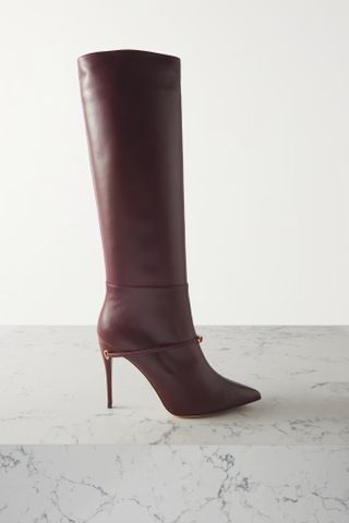 Jennifer Chamandi + Cece 105 Leather Knee Boots