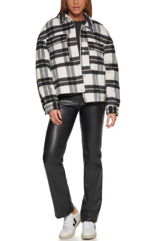 LEVI'S + Quilt Lined Plaid Fleece Jacket