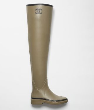 Chanel + Thigh High Boots