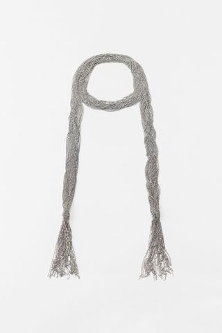 Zara + Chain Tie Necklace