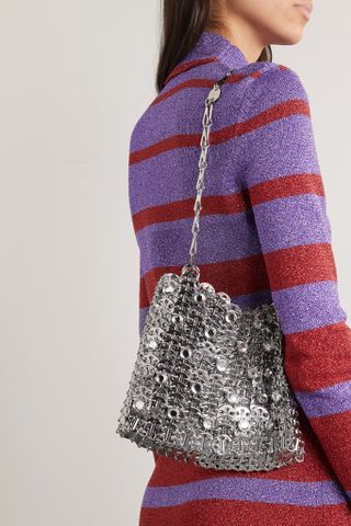 Paco Rabanne + 1969 Crystal-Embellished Chainmail Shoulder Bag
